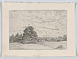 Foster Point Fields, Ernest Haskell American, Etching