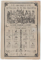 Broadside: on recto skeletons riding bicycles; on verso skeletons buying and selling printed images etc, José Guadalupe Posada Mexican, Type-metal engraving and letterpress