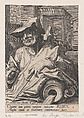 Ruben, from "The Twelve Sons of Jacob", Jacques de Gheyn II  Netherlandish, Engraving; first state of three (New Hollstein)