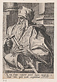 Levi, from The Twelve Sons of Jacob, Jacques de Gheyn II  Netherlandish, Engraving