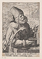 Zebulon, from "The Twelve Sons of Jacob", Jacques de Gheyn II  Netherlandish, Engraving