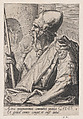 Gad, from "The Twelve Sons of Jacob", Jacques de Gheyn II  Netherlandish, Engraving