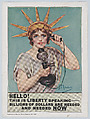 Hello! This is Liberty Speaking – Billions of Dollars Needed and Needed NOW, Z. P. Nikolaki  American, Commercial color lithograph