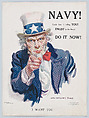 James Montgomery Flagg | Navy! Uncle Sam is calling YOU! | The ...