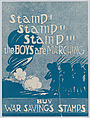 Stamp! Stamp!! Stamp!!! The boys are marching, T. O. McGill American, Commercial color lithograph