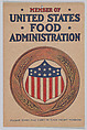 Member of the United States Food Administration, United States Food Administration American, Commercial color lithograph