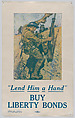 Lend him a hand, Charles Sarka  American, Commercial color lithograph