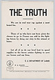 The Truth, Anonymous, American, 20th century American, Commercial lithograph