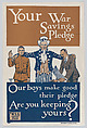 Your War Savings Pledge, Anonymous, Commercial color lithograph