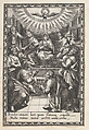 Pentecost, Anonymous, Engraving