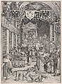 Maximilian I Hearing Mass, Hans Weiditz the Younger  German, Woodcut