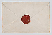 Letter to Pierre Marie Pietri, with envelope, Eugène Delacroix (French, Charenton-Saint-Maurice 1798–1863 Paris), Pen and brown ink
