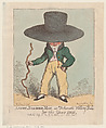 Light Summer Hat and Fashionable Walking Sticks for the Year 1801, Thomas Rowlandson  British, Hand-colored etching