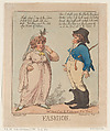 Fashion, Thomas Rowlandson  British, Hand-colored etching