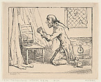 The Miser's Prayer, Thomas Rowlandson  British, Etching