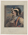 Mr. Young as Iago, John William Gear  British, Hand colored lithograph