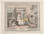The Nursery, Thomas Rowlandson  British, Hand-colored etching