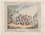 Private School, Thomas Rowlandson  British, Hand-colored etching