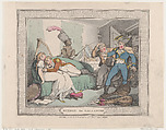 School for Gallantry, Thomas Rowlandson  British, Hand-colored etching