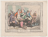 Public School, Thomas Rowlandson  British, Hand-colored etching