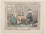 University, Thomas Rowlandson  British, Hand-colored etching