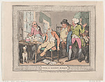 School for Modern Romans, Thomas Rowlandson  British, Hand-colored etching