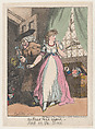 La Fille Mal Gardé, or Jack in the Box, Thomas Rowlandson British, Hand-colored etching