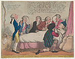 The Political Death and Last Will and Testament of Johnny Mac-Cree, Thomas Rowlandson  British, Hand-colored etching
