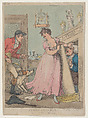 An Old Poacher Caught in a Snare, Thomas Rowlandson  British, Hand-colored etching