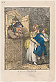 A Cake in Danger, Thomas Rowlandson  British, Hand-colored etching