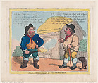 The Blessings of Partnership, Thomas Rowlandson  British, Hand-colored etching