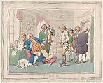 The Poacher, Thomas Rowlandson British, Hand-colored etching