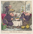 The Holy Friar, Thomas Rowlandson  British, Hand-colored etching
