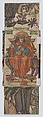 Metamorphic picture, Anonymous, German, 16th century, Etching, hand colored