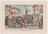 The Art of Ingeniously Tormenting, Thomas Rowlandson British, Hand-colored etching