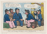 The Welsh Sailor's Mistake, or Tars in Conversation, Thomas Rowlandson  British, Hand-colored etching