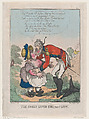 The Sweet Little Girl That I Love, Thomas Rowlandson British, Hand-colored etching