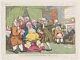 The Consultation, or Last Hope, Thomas Rowlandson  British, Hand-colored etching