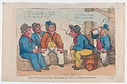 The Welsh Sailor's Mistake, or Tars in Conversation, Thomas Rowlandson  British, Hand-colored etching
