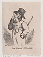 Sir Whisky Whiffle, Thomas Rowlandson  British, Etching