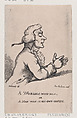 A Worldly-Wise Man, Thomas Rowlandson British, Etching