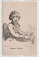 Italian Singer, Thomas Rowlandson  British, Etching
