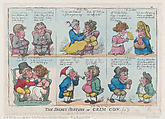 The Secret History of Crim Con, Fig 1, Thomas Rowlandson British, Hand-colored etching