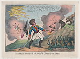 Horrid Visions of Nappy Napp'd at Last, Thomas Rowlandson British, Hand-colored etching