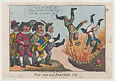 Nap and His Partner Joe, Thomas Rowlandson British, Hand-colored etching
