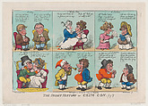 The Secret History of Crim Con, Fig 1, Thomas Rowlandson British, Hand-colored etching