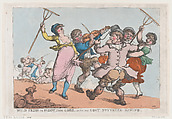 Wild Irish, or Paddy from Cork with his Coat Buttoned Behind, Thomas Rowlandson British, Hand-colored etching