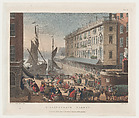 Billingsgate Market, Thomas Rowlandson  British, Hand-colored etching and aquatint