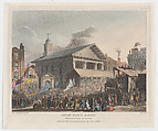 Covent Garden Market, Westminster Election, Thomas Rowlandson  British, Hand-colored etching and aquatint
