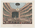 Astley's Amphitheatre, Thomas Rowlandson  British, Hand-colored etching and aquatint